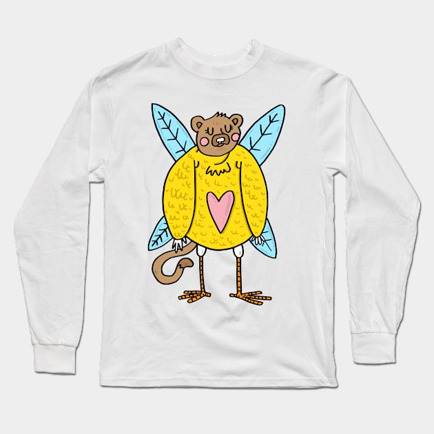 Weird animal #2 Long Sleeve T-Shirt by adrianserghie